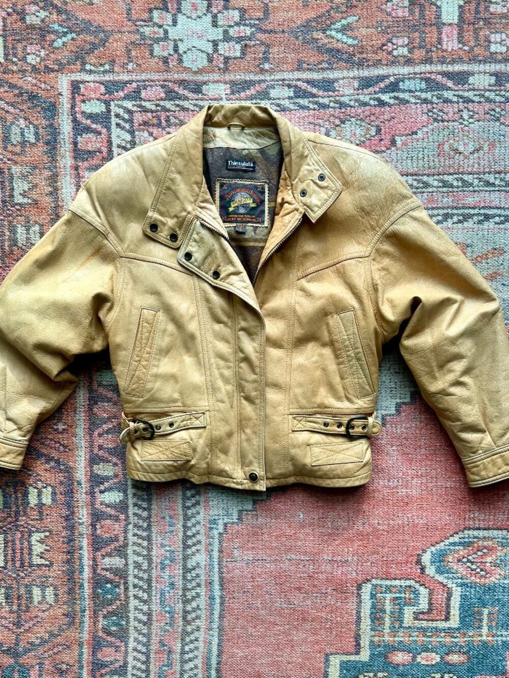 Vintage Adventure Bound Originals by Wilsons Leather Bomber Jacket